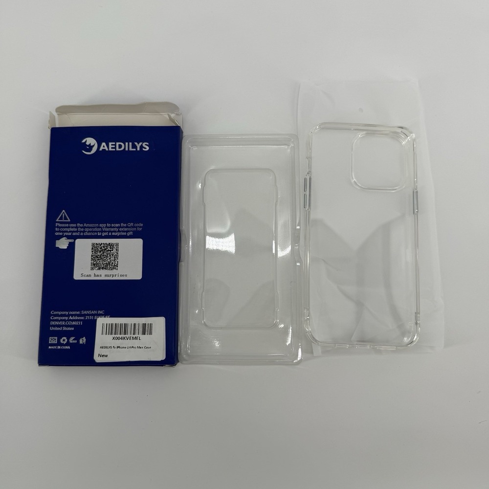 AEDILYS For iPhone 14 Pro‎ Max Clear Case Protective
